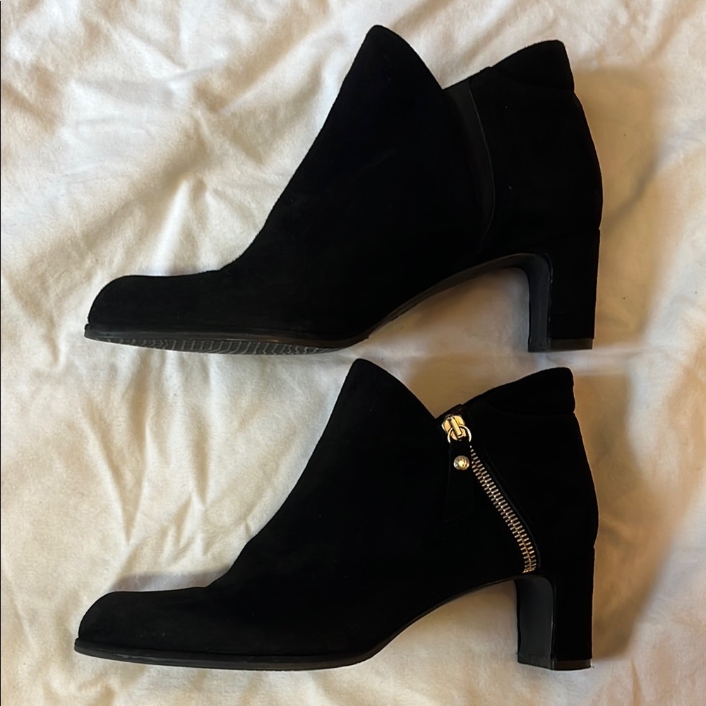 Stuart Weitzman Black Ankle Boots